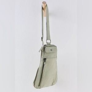 Free People Sage Green Crossbody Bag